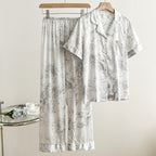 Gray Short Pajama Set