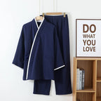 Elegant Crepe Kimono Set