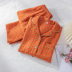 Düz Renk Uzun Pijama Takımı