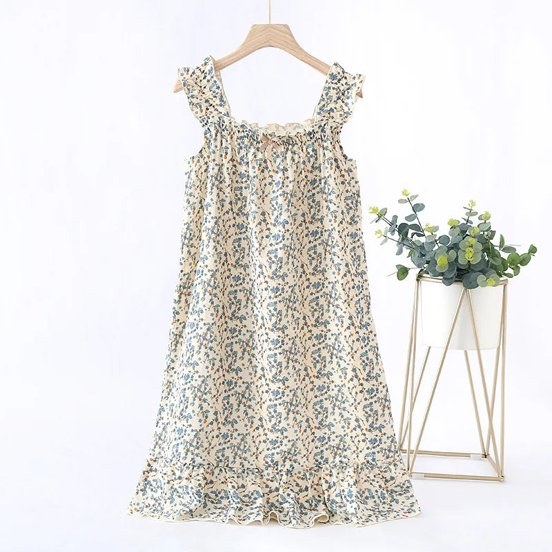 Summer Cotton Nightgown