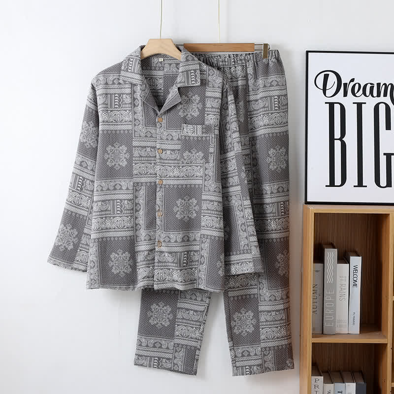 Vintage Pattern Pajama Set