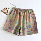 Double Layers Cotton Pajama Shorts