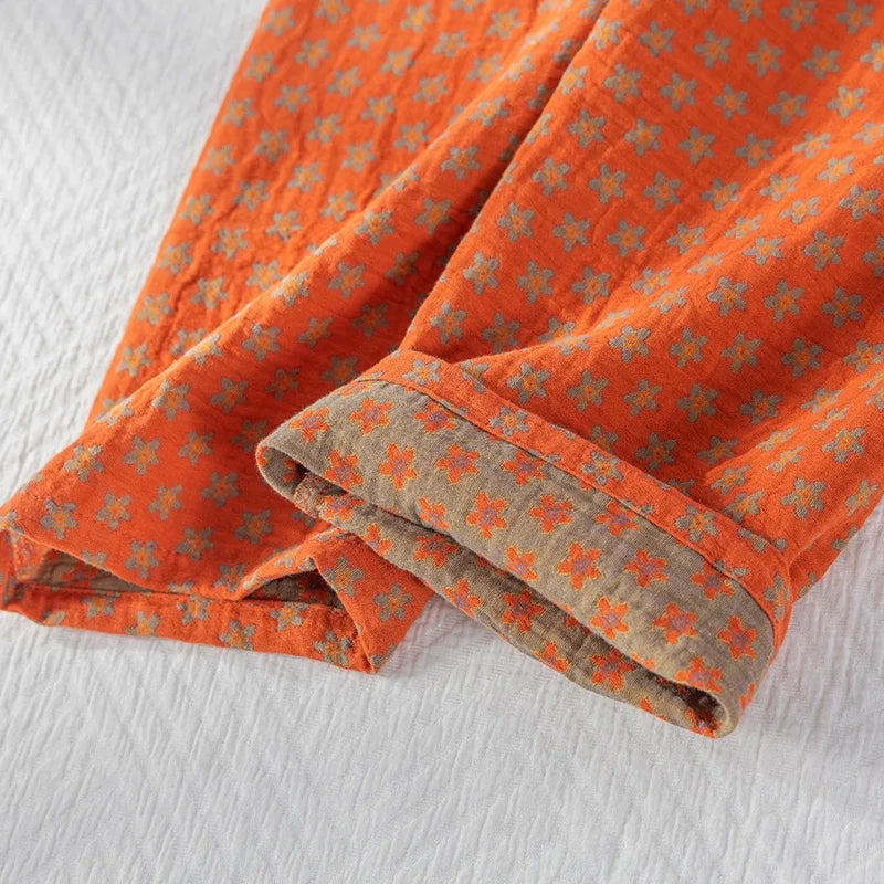 Düz Renk Uzun Pijama Takımı