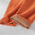 Düz Renk Uzun Pijama Takımı