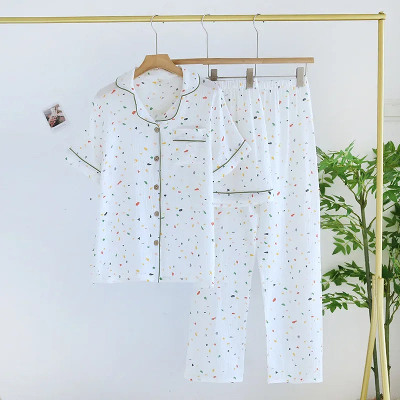 Hafif Pamuklu Pijama Takımı (3 Adet)