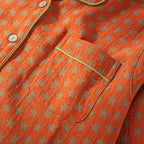 Düz Renk Uzun Pijama Takımı