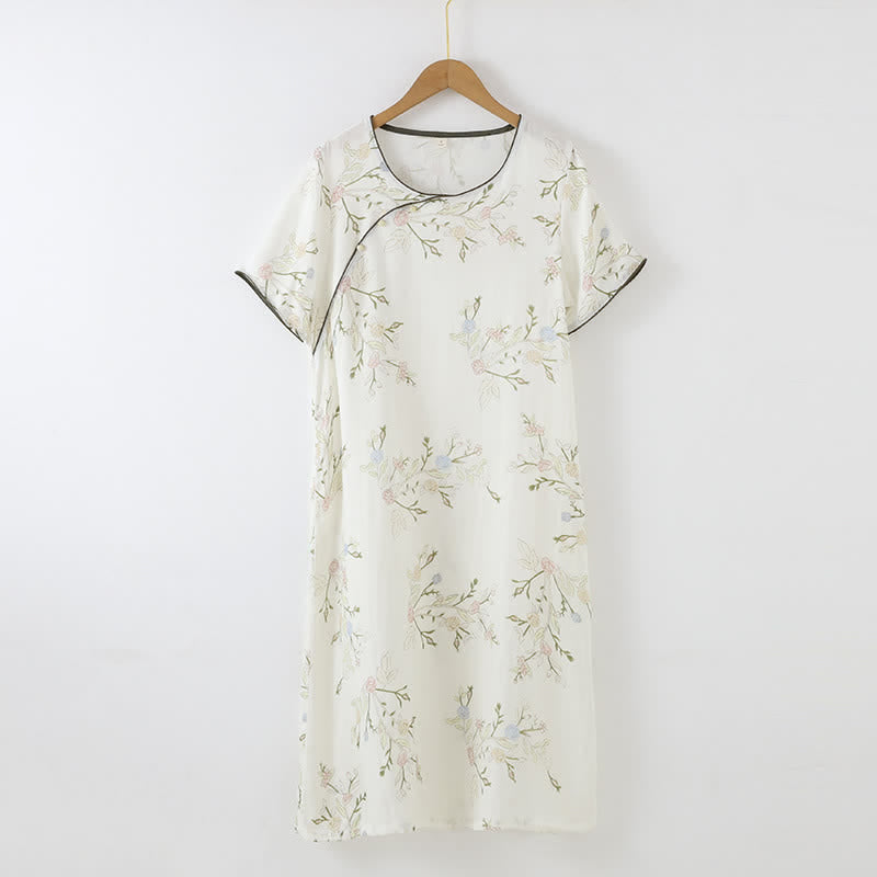 Bamboo Fiber Short Nightdress