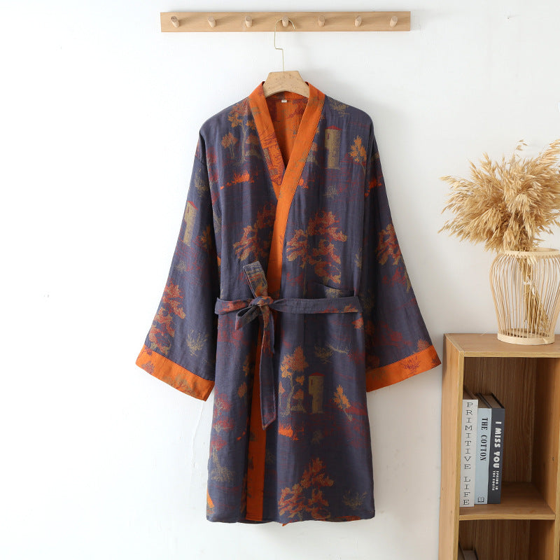 Retro Kimono Sabahlık