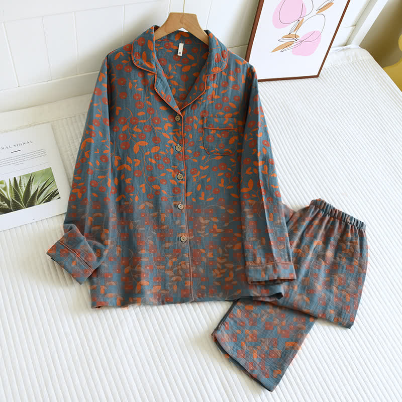 Rural Colorful Cotton Loungewear Set