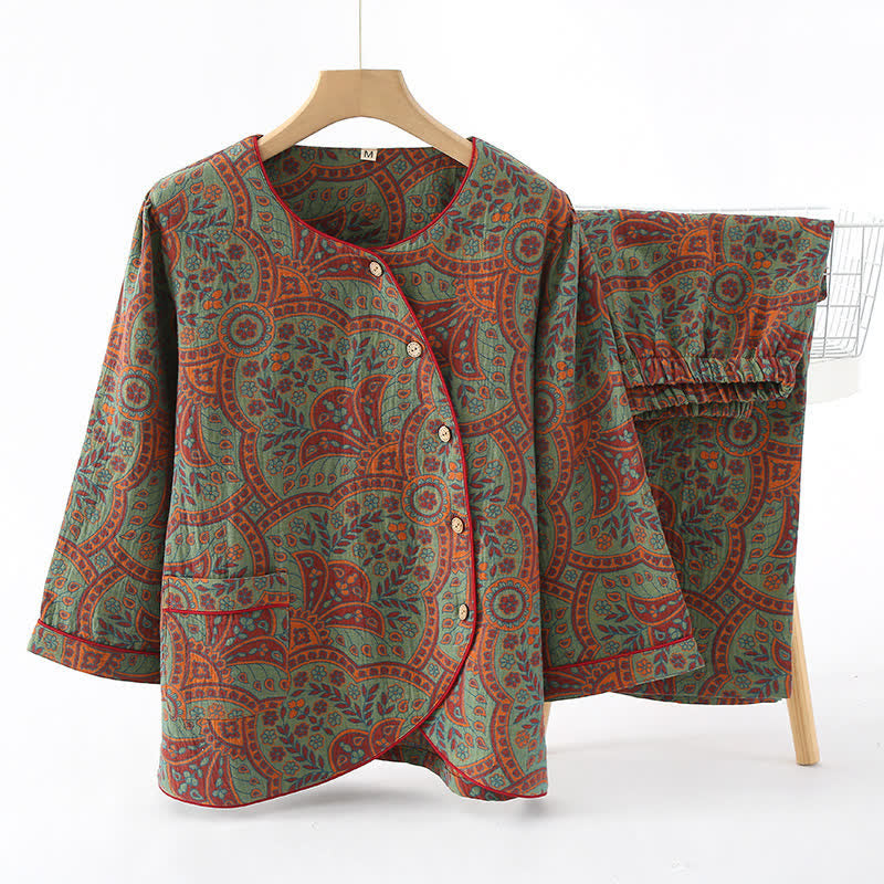 Vintage Round Loungewear Set