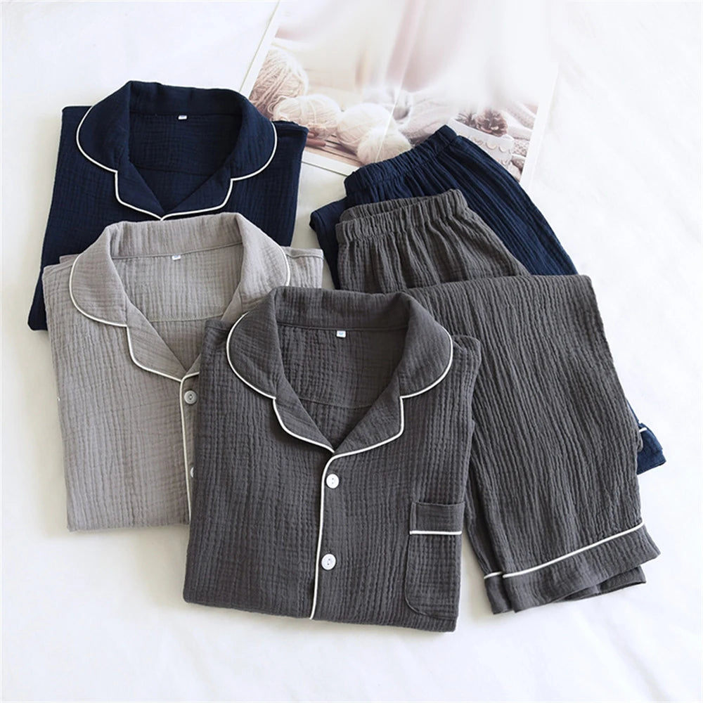 Vintage Crepe Pajamas Set