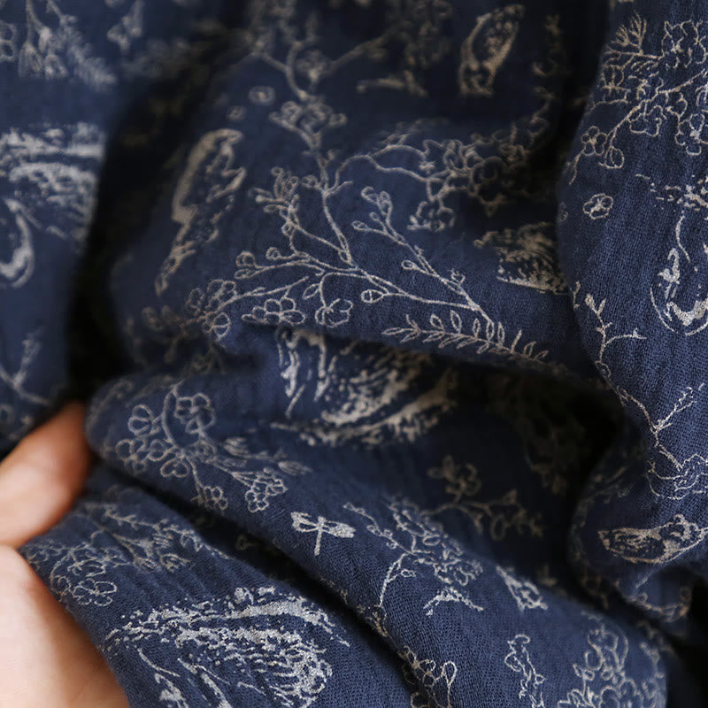 Rural Swan Flower Cotton Set