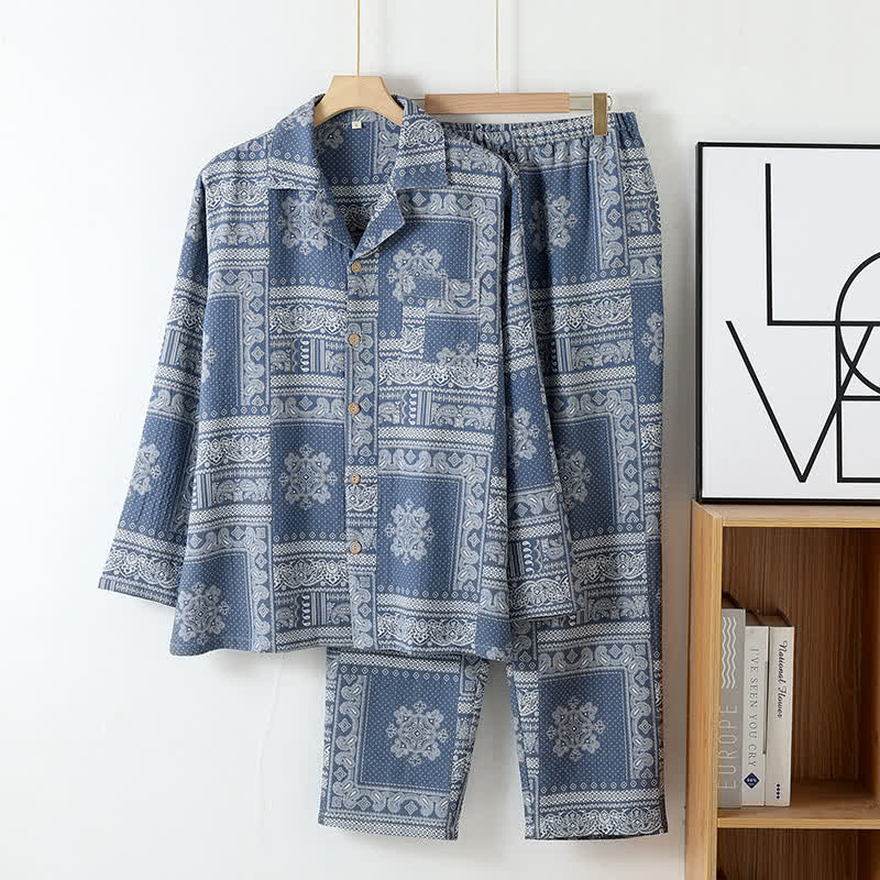 Vintage Pattern Pajama Set