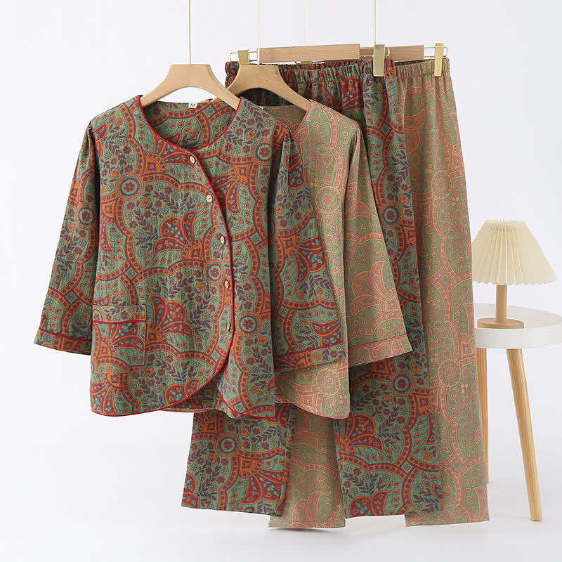 Vintage Round Loungewear Set