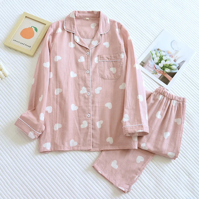 Cute Sweet Heart Pajamas