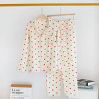 Çilek Desenli Pamuklu Pijama Takımı