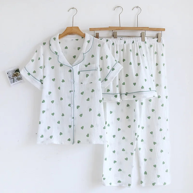 Sevimli Pamuklu Pijama Takımı (3 Adet)