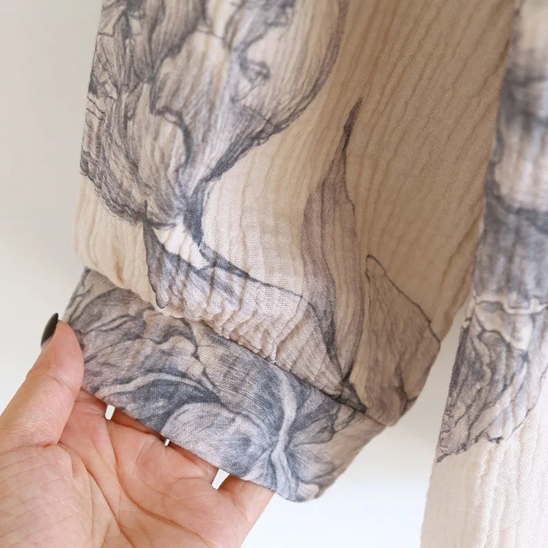 Kyoto Kelebek Pamuklu Kimono Takım