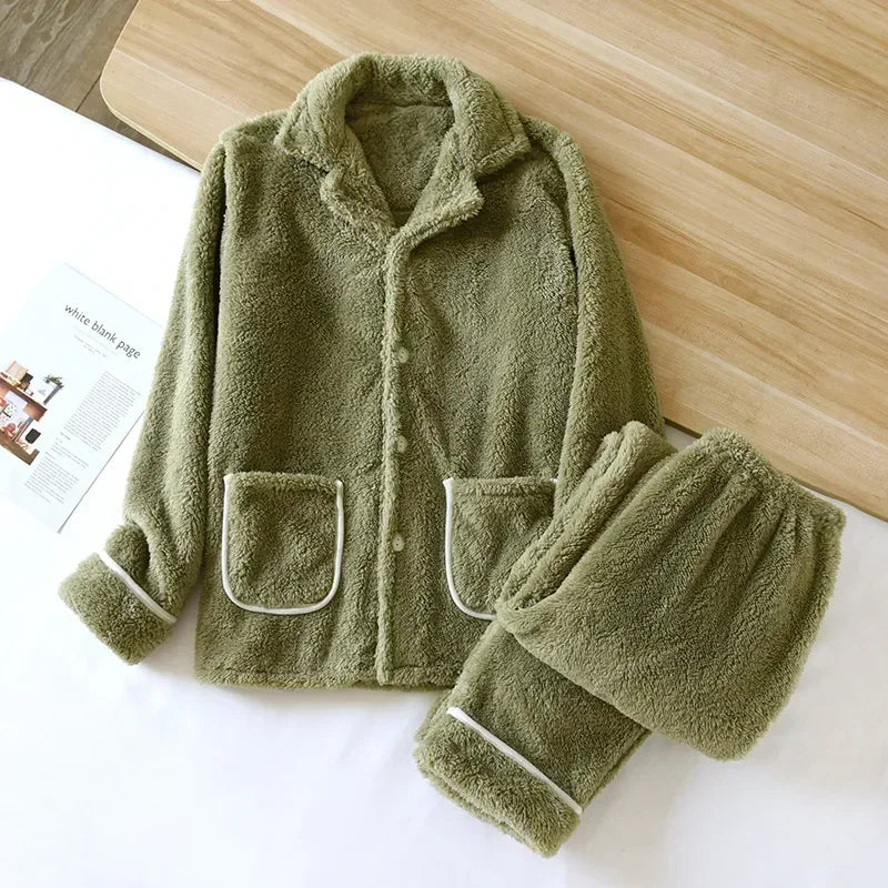 Plush  Flanet Pijama Set