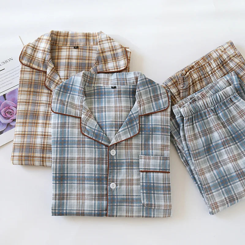 Vintage Line Pajama Set