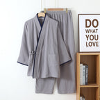 Elegant Crepe Kimono Set