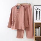 Cotton Gauze Kimono Set