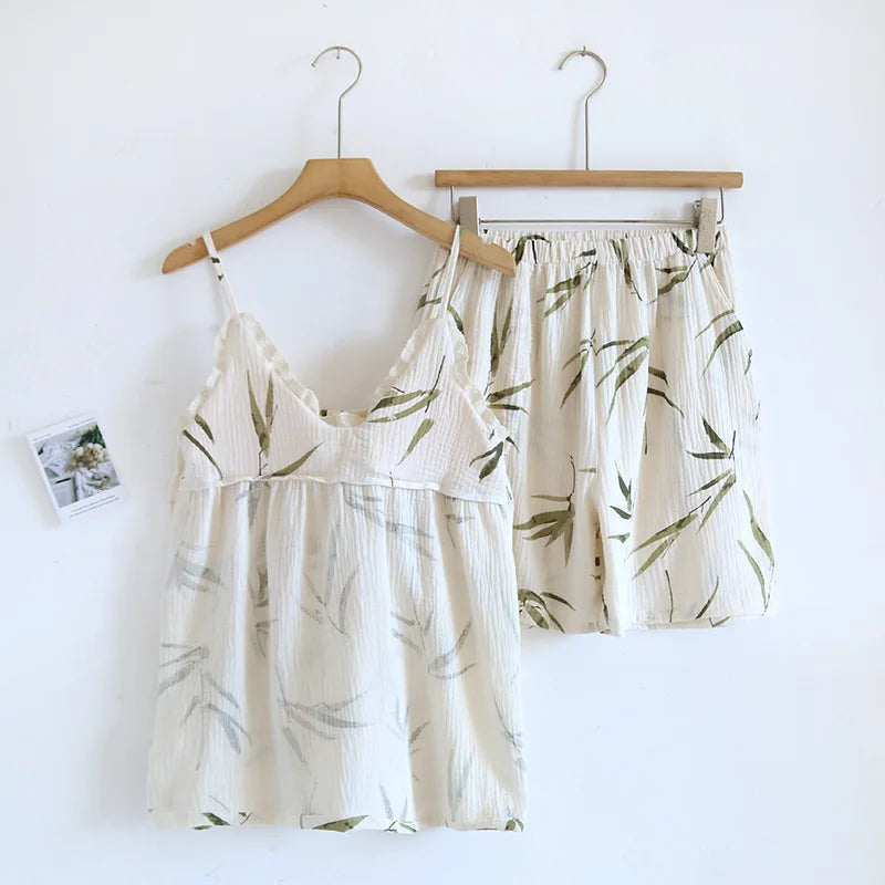 Summer Crepe Shorts Set