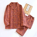 Renki Desenli Uzun Pijama Takımı