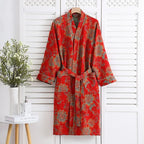 Long Sleeve Cotton Kimono Robes